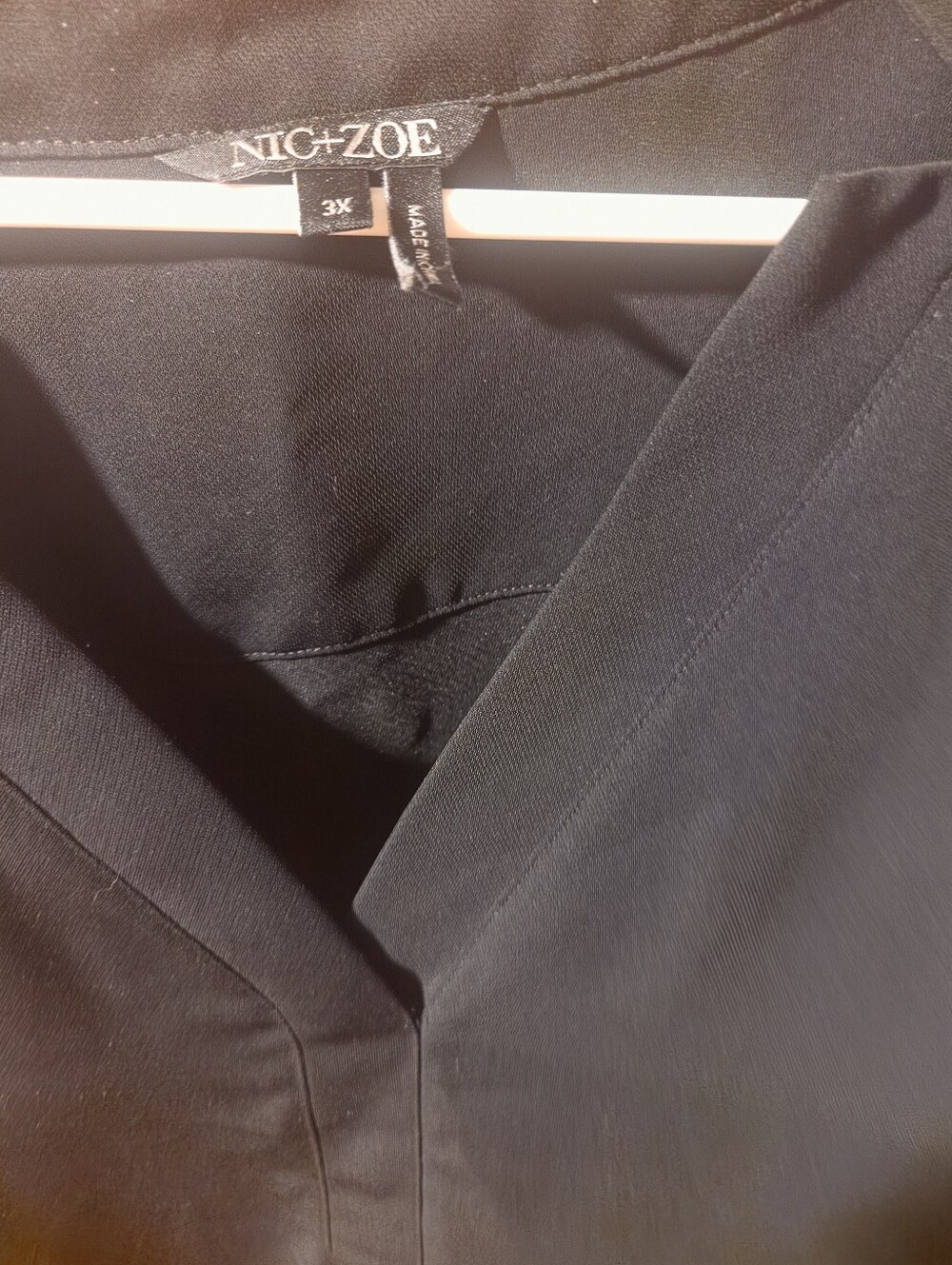 Nic+zoe 3xl V Neck Top